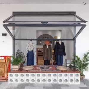 Dance Monsoon Climate Folding Window with Advanced Drainage Channels Preventing