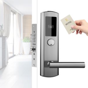 304 Stainless Steel Hotel Electronic Locks System With Mechanical Key