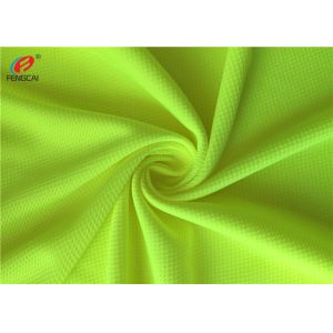 100% Polyester Bird Eye Mesh Fabric Fluorescent Material Fabric For Jerseys