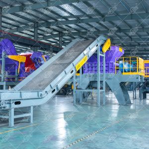 Xrido Double Shaft Scrap Metal Recycling Shredder Machine