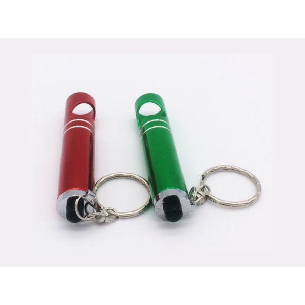 Personalized Anodized Aluminum Keychain Mini Flashlight LED Beer Bottle Opener,
