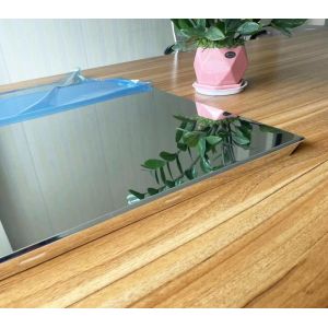 Good Reflection Metal Ceiling Tiles 0.9mm Square Beveled Edge