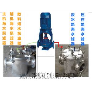 Supply A, AS type through sea water filter, through the coarse water filter