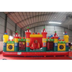 Waterproof Inflatable Funland , Octopus Paradise Kids Inflatable Playground