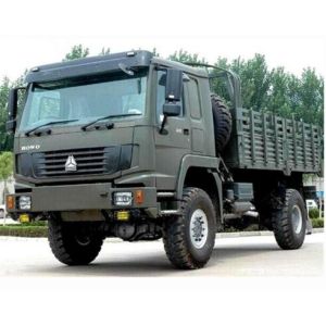 SINOTRUK HOWO 4x4 All Terrain Heavy Duty Cargo Truck / Off Road Military Truck