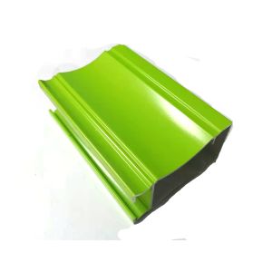 Green Powder Coated Aluminium Extrusions For School Windows Frame