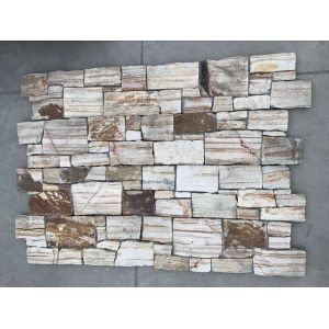 Wall Cladding Panels Stacked 150x600mm Mesh Backed Stone