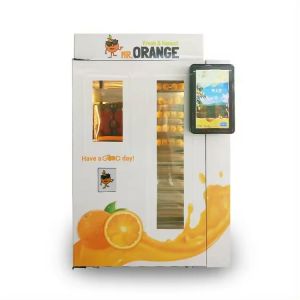 Fresh Automatic Orange Juice Vending Machine With QR Code Payment