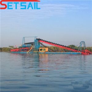 1.4mx1.2m-2.6mx1.5m Drum Screen Length and Diameter Chain Bucket River Mining
