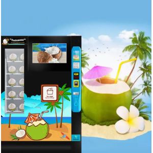 Fresh Coconut Automatic Food Vending Machine Multifunctional Smart Touch Screen