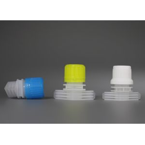 Custom PP Plastic Spout Caps With Double Gaps 16mm For Stand Up Pouch