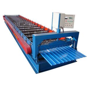 Color Coated Sheet Shutter Door Roll Forming Machine with 17 Forming Groups