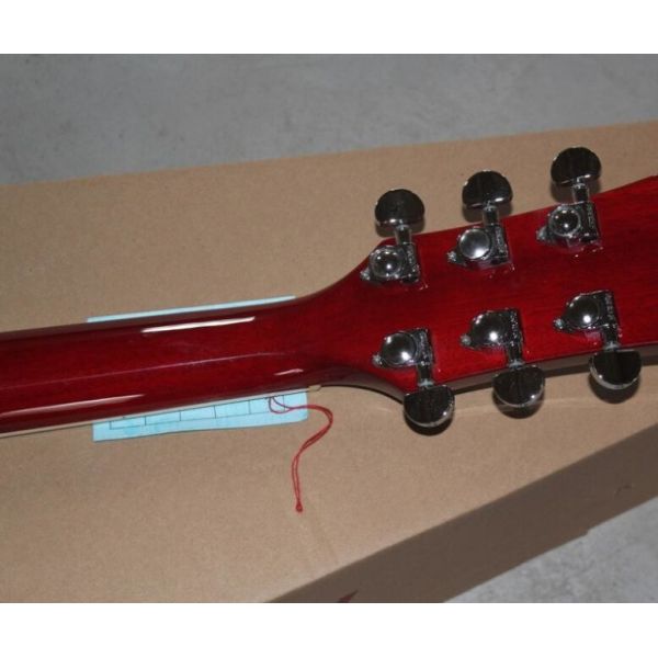 Red Chibson H-Bird acoustic guitar GB H-Bird electric acoustic guitar Chinese made custom acoustic guitar