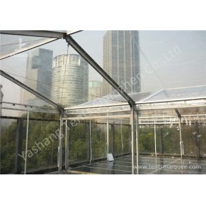 Waterproof Outside High Strong Framed tent with clear roof , clear top wedding