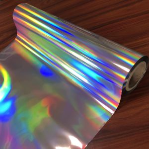 Holographic Metallized PET Thermal Lamination Film for Commercial Packaging