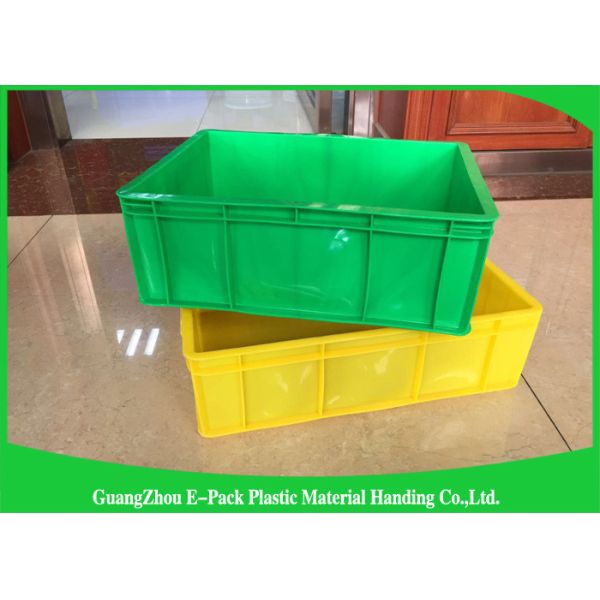 Logistics Packaging Plastic Storage Trays Recycle Stackable For Warehousing