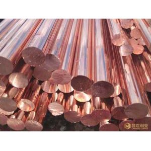 Screws Copper Rod Bar C10100 Thermal Conductivity With Length 500-6000mm