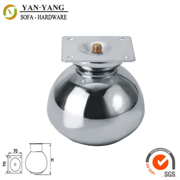80mm high small lantern durable furniture parts trumped chrome sofa feet cabinet