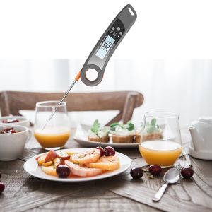 Magnetic Digital Kitchen Cooking Thermometer IP67 Waterproof With Rotating