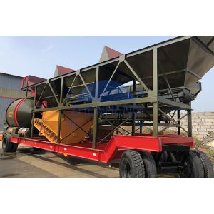 Quality JZM1500 Construction Equipment 75m3/H Mobile Concrete Batching Plant for sale
