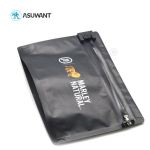 ASTM Approval Child Proof Zipper Bags Gravure Printing Patented Black Matte