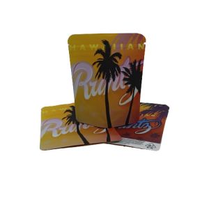 China Flat Bottom Recycle weed Packaging Pouch ziplockk Mylar Aluminum Foil Bag on sale