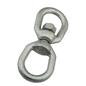 Food Beverage Processing Galvanized Carbon Steel Swivel Chain For Rigging