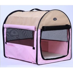 4 Windows Safe Breathable Pet Carrier With Fleece Sleeping Mat