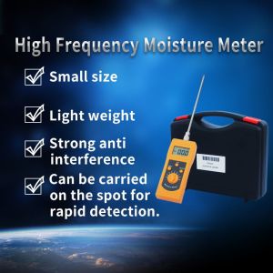 Portable Chemical Powder Moisture Meter DM300 0-80% Testing Range High Accuracy