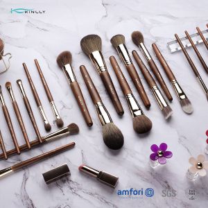 22pcs Wooden Handle Private Label Makeup Brush Set