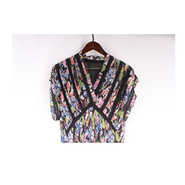 Screen Prints Polyester Women Chiffon Dresses