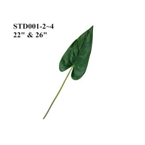 Leaves Of Artificial Tree Branches Anthurium Andraeanum Clear Veins Custom