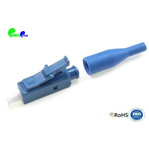 Optical Fiber Connectors LC UPC Simplex 0.9mm Blue Portable Wide Operating