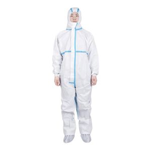 Full Body Disposable Protective Coverall Insulated Blood Resistance Weight 25 -