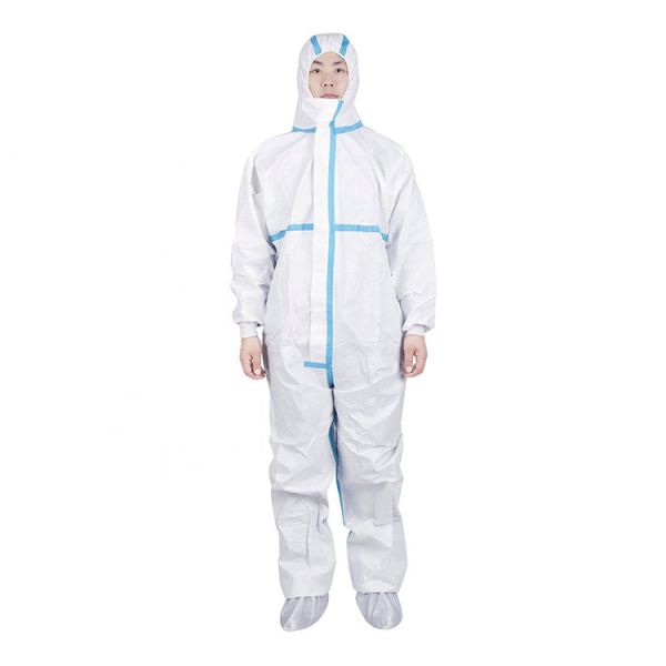 Full Body Disposable Protective Coverall Insulated Blood Resistance Weight 25 -
