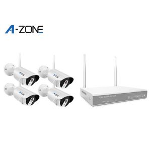 960P Mini 4 Wireless CCTV Camera Kit With Monitor 1.3MP USB Backup