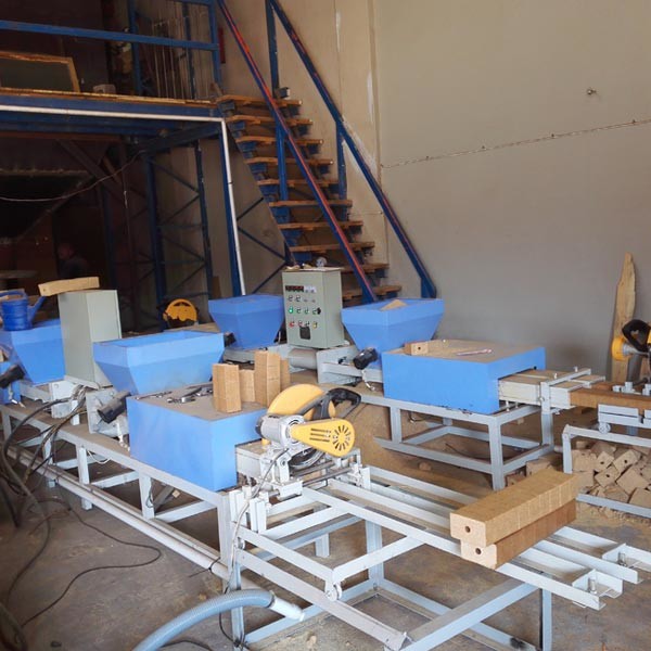 Buy Double Head Sawdust Recycling Wood Pallet Feet Machine at wholesale prices