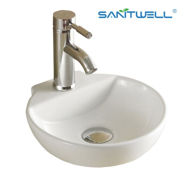 round sanitary AB8311 ceramic basin art above counter basin art counter top