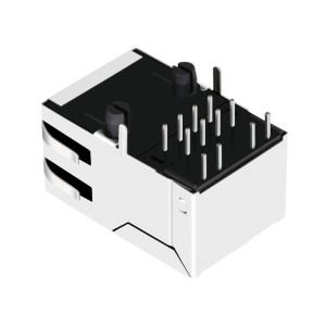 MIC2411D-0117T-LF3 | RJ45 Modular Jack , LPJ6004A47NL 10/100Base