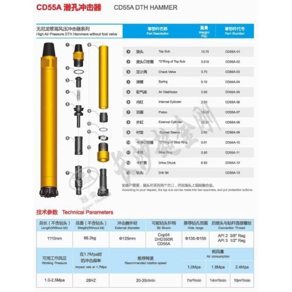 Earth Boring Tools: Fury Ql Six - (Ql60) 6&quot; Hammer Assy