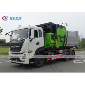 China Dongfeng Tianlong 6x4 16M3 Hook Lift Waste Removal Trucks on sale