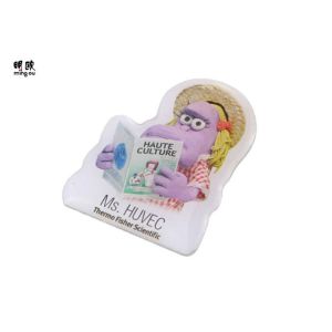 Stainless Steel Animal / Cartoon Lapel Pin Badges With Epoxy Surface