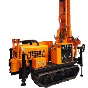 Crawler Type Hydraulic Water Well Drilling Rig For 3500-3800Nm Max Torque Of