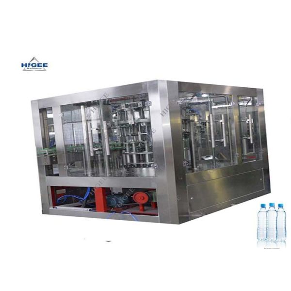 Stainless Steel Automatic Water Filling Machine , Bottled Water Manufacturing