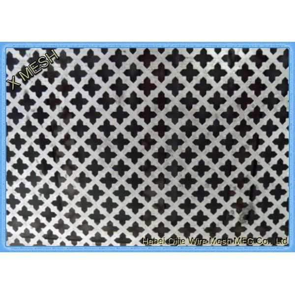 Heavy Duty Perforated Metal Mesh Panel , 3mm Perforated Aluminium Sheet Durable