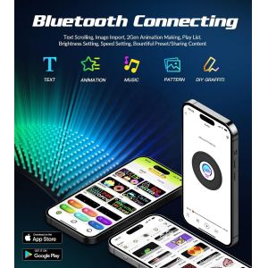 High Contrast Ratio Led Flexible Screen Rear for Indoor And Outdoor IP Rating