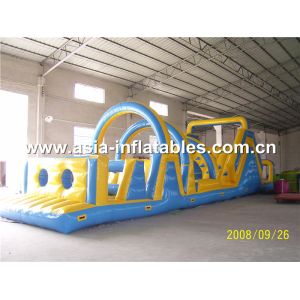 Quality Outdoor Obstacle Course, Inflatable Softplay Games For Children for sale