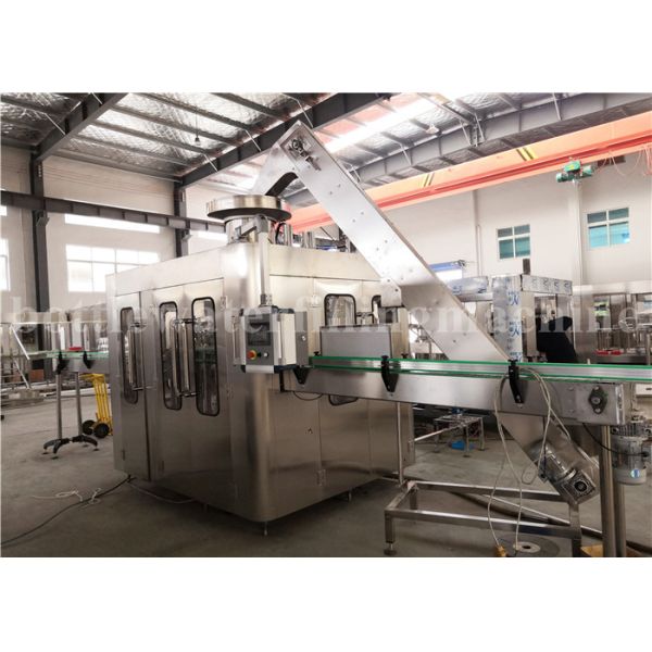Buy PLC Control Aerated Soda Water Bottling Plant / Beverage Filling Machine at wholesale prices