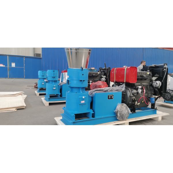Diesel Engine Wood Pellet Mill 230 260 300 400 Domestic Wood Pellet Machine