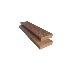 Flat Grain Extruded Solid 70mm 19mm WPC Fence Panels